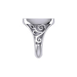 Tree of Life Silver Signet Men Ring TRI1967 - Jewelry