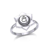 Svadhisthana Sacral Chakra Sterling Silver Ring TRI2038 - Jewelry