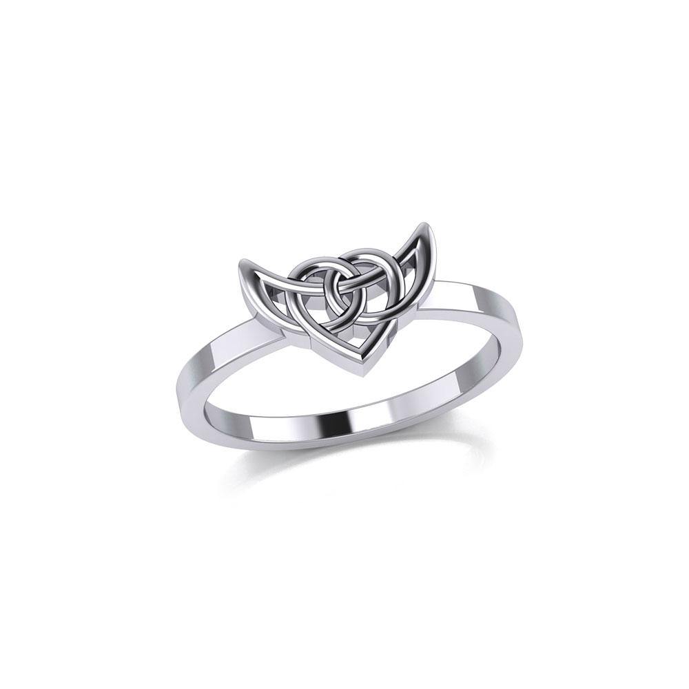 Celtic Knotwork Silver Ring TRI2166 - Jewelry