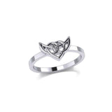 Celtic Knotwork Silver Ring TRI2166 - Jewelry