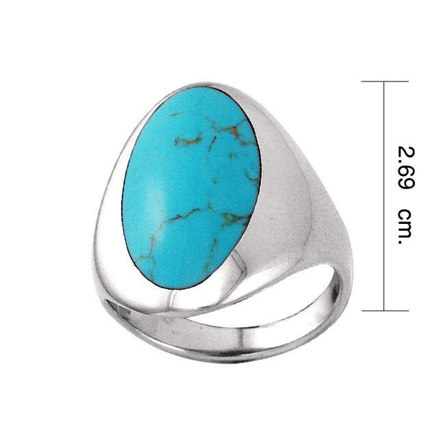 Inlaid Sterling Silver Ring TRI368 - Jewelry