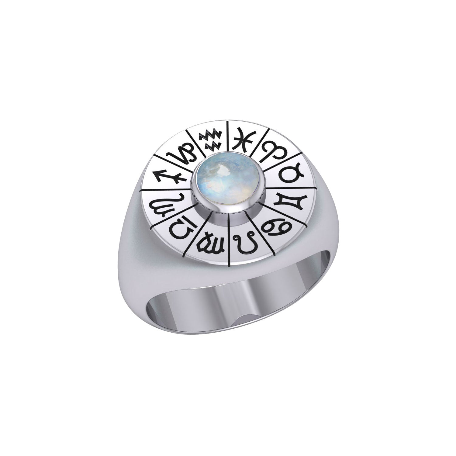 Wheel of the Year Silver Ring TRI487