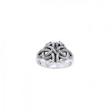 Celtic Knot Snakes Ring TRI565 - Jewelry