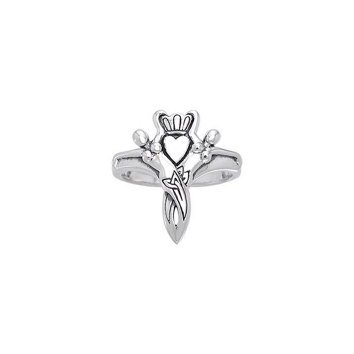 Danu Goddess Silver Ring TRI582 - Jewelry