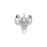 Danu Goddess Silver Ring TRI585 - Jewelry