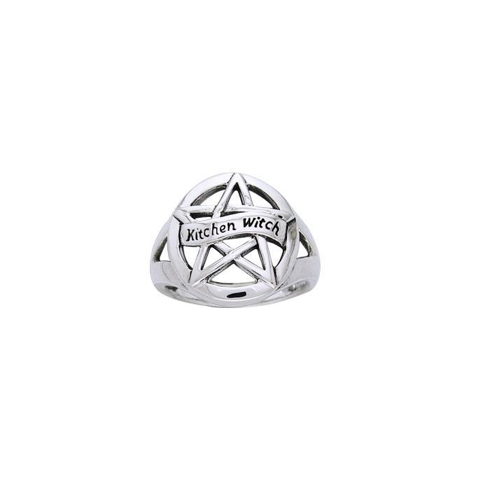 Kitchen Witch The Star Silver Ring TRI837 - Jewelry