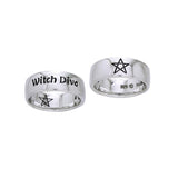 Witch Diva and The Star Silver Ring TRI839 - Jewelry