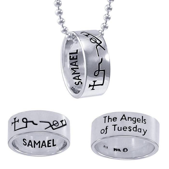 Archangel Samael Sigil Ring TSE672 - Jewelry