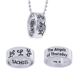Archangel Sachiel Sigil Ring TSE674 - Jewelry