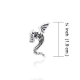 Winged Dragon Silver Tie Tac TTT009 - Jewelry