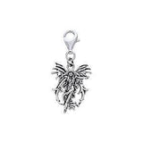 Fire Element Fairy Silver Clip Charm TWC028 - Jewelry