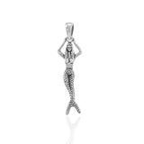 Mermaid Silver Pendant JP023 - Jewelry