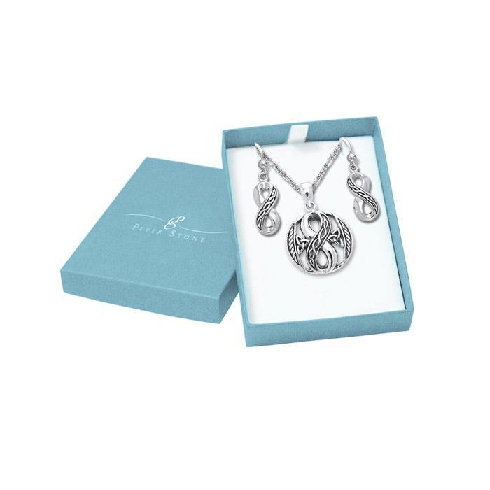 Celtic Infinity Jewelry Set with Gift Box SET001 - Jewelry