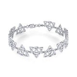 Triquetra Silver Bracelet TBG764 - Jewelry