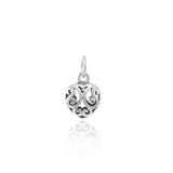 Heart Love Magick Sterling Silver Charm TCM597