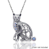 Celtic Cat Pendant TPD332 - Jewelry