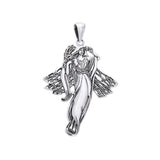 Blossoming fairy waiting to be your friend ~ Sterling Silver Jewelry Ring TPD970 - Jewelry