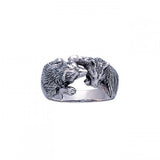 Wolf Kiss Ring TR1403 - Jewelry
