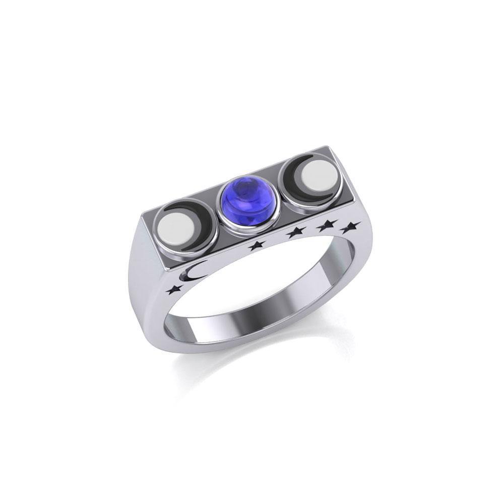 Triple Moon Goddess Ring TR3704 - Jewelry