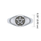 The Star Sterling Silver Ring TR595 - Jewelry